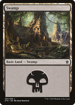 Swamp (260) [Khans of Tarkir]-1