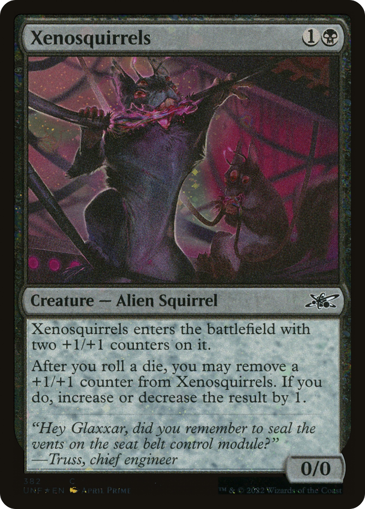 Xenosquirrels (Galaxy Foil) (UNF-382) - Unfinity Foil-1