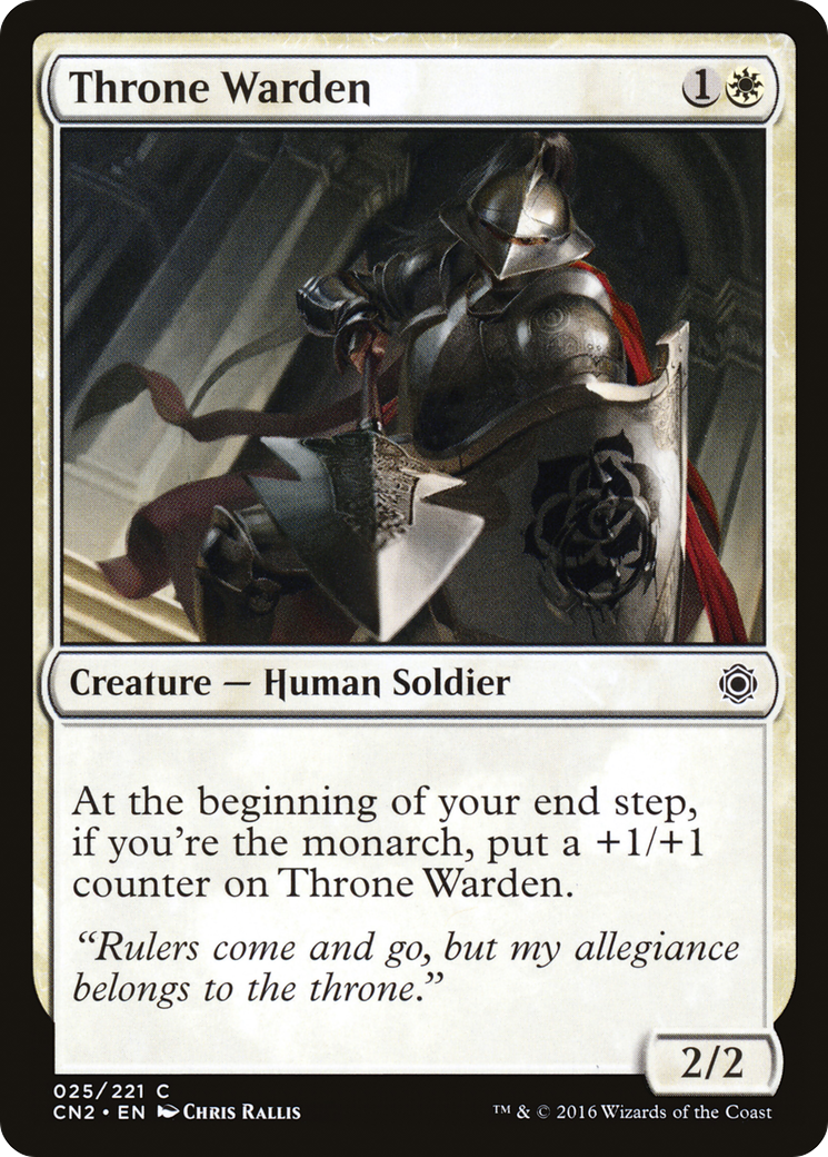Throne Warden (CN2-025) - Conspiracy: Take the Crown-1