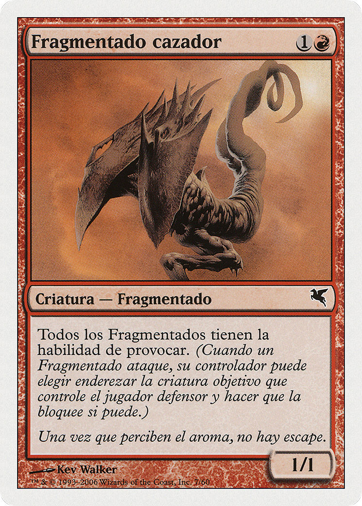 Hunter Sliver (Spanish) - "Fragmentado cazador" (PSAL-0D7) - Salvat 2005-1