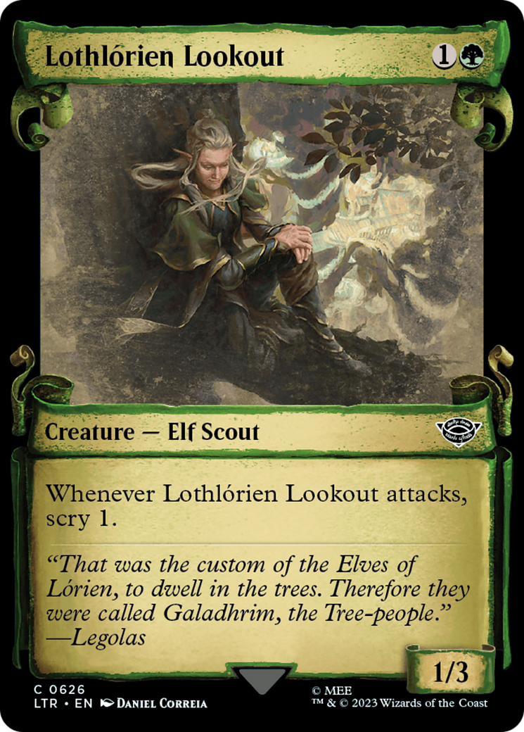 Lothlorien Lookout [The Lord of the Rings: Tales of Middle-Earth Showcase Scrolls]-1