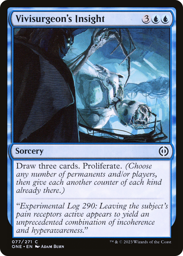Vivisurgeon's Insight (ONE-077) - Phyrexia: All Will Be One-1