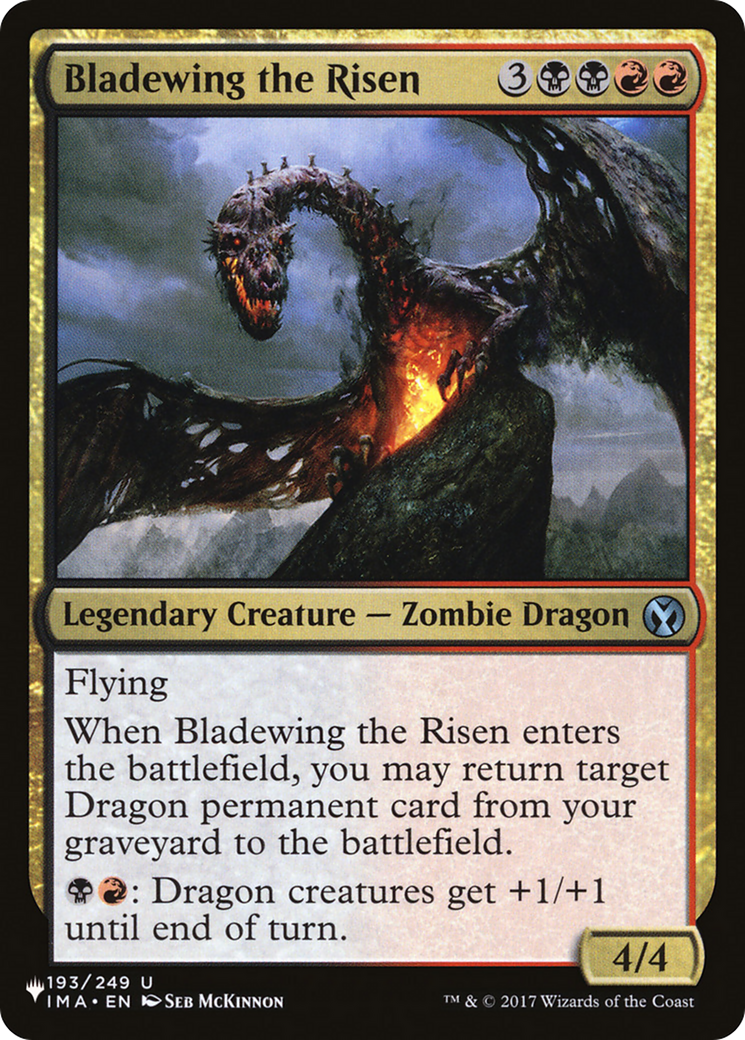 Bladewing the Risen (PLST-IMA-193) - The List-1