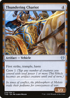 Thundering Chariot (THB-239) - Theros Beyond Death Foil-1
