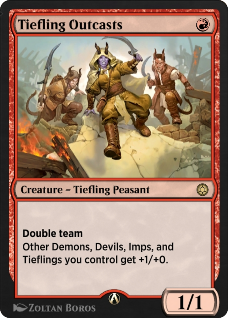 Tiefling Outcasts (HBG-061) - Alchemy Horizons: Baldur's Gate-1