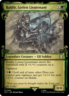 Haldir, Lorien Lieutenant [The Lord of the Rings: Tales of Middle-Earth Commander Showcase Scrolls]-1