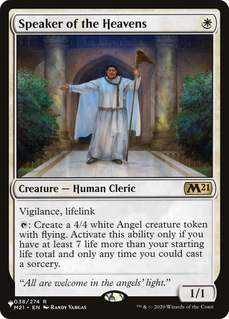 Speaker of the Heavens (PLST-M21-38) - The List-1