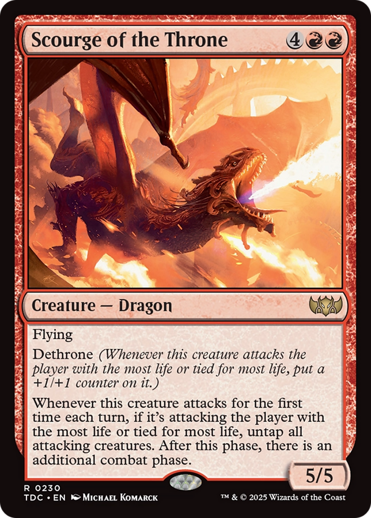 Scourge of the Throne [Tarkir: Dragonstorm Commander]-1