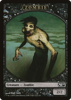 Zombie Token (M10-003) - Magic 2010 Tokens-1