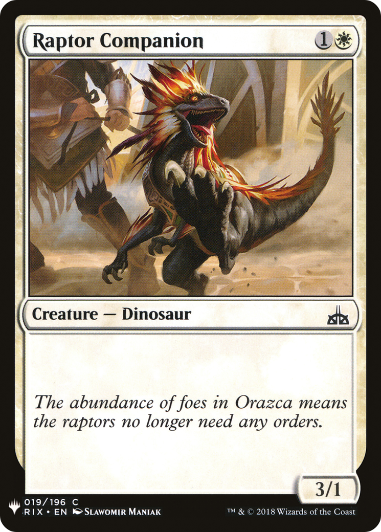 Raptor Companion [Mystery Booster]-1