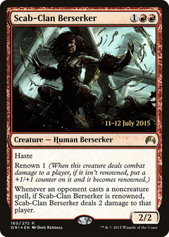 Scab-Clan Berserker [Magic Origins Prerelease Promos]-1