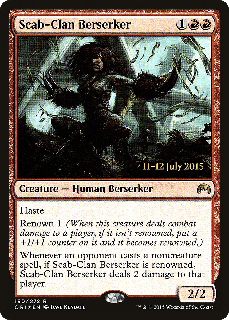 Scab-Clan Berserker [Magic Origins Prerelease Promos]-1