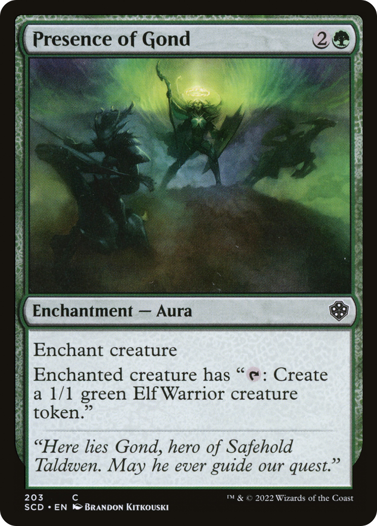 Presence of Gond [Starter Commander Decks]-1
