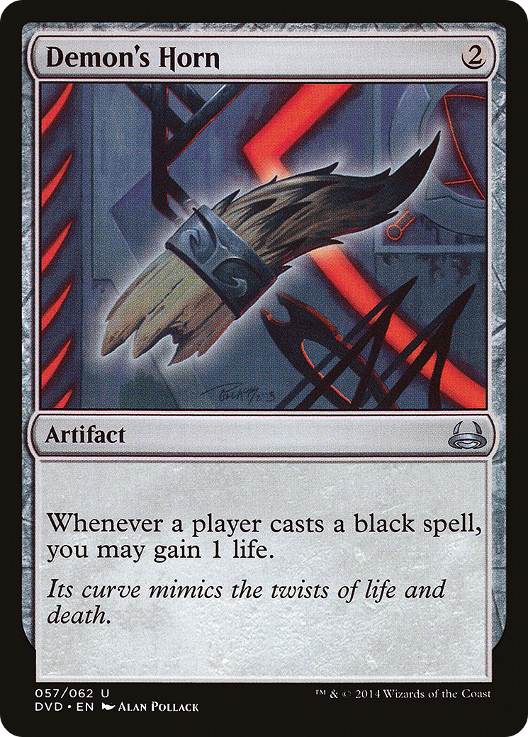 Demon's Horn (Divine vs. Demonic) [Duel Decks Anthology]-1
