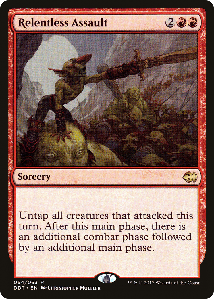 Relentless Assault [Duel Decks: Merfolk vs. Goblins]-1