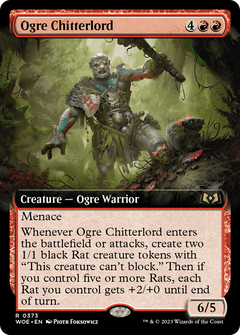 Ogre Chitterlord (Extended Art) [Wilds of Eldraine]-1