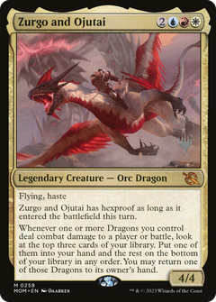 Zurgo and Ojutai (PPMOM-258) - March of the Machine Promos-1