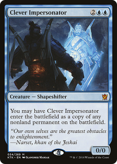 Clever Impersonator [Khans of Tarkir]-1