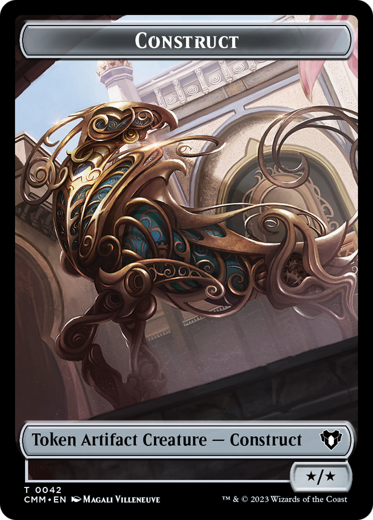 Eldrazi Spawn // Construct (0042) Double-Sided Token [Commander Masters Tokens]-2