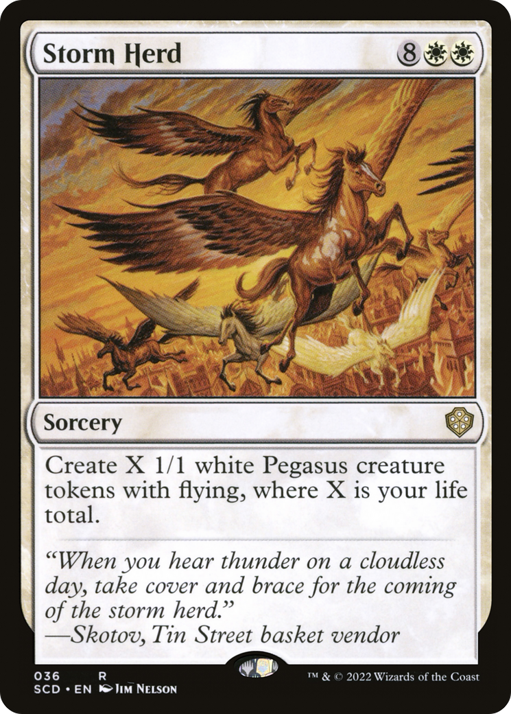 Storm Herd [Starter Commander Decks]-1