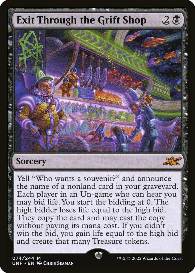 Exit Through the Grift Shop [Unfinity]-1