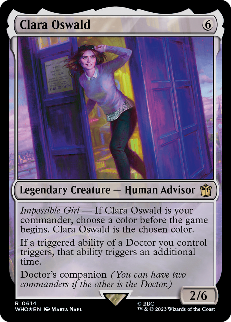 Clara Oswald (Surge Foil) [Doctor Who]-1
