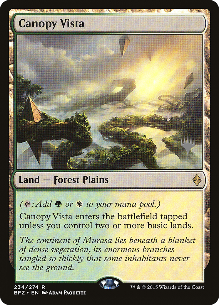 Canopy Vista [Battle for Zendikar Promos]-1