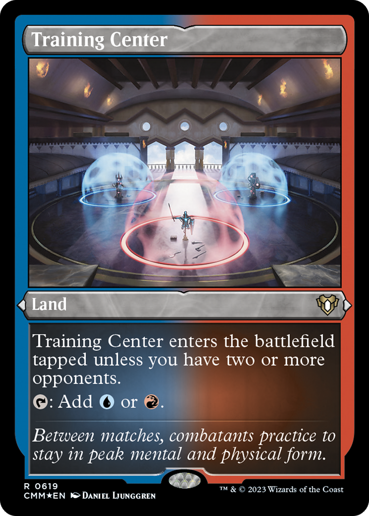 Training Center (CMM-619) - Commander Masters Etched Foil-1