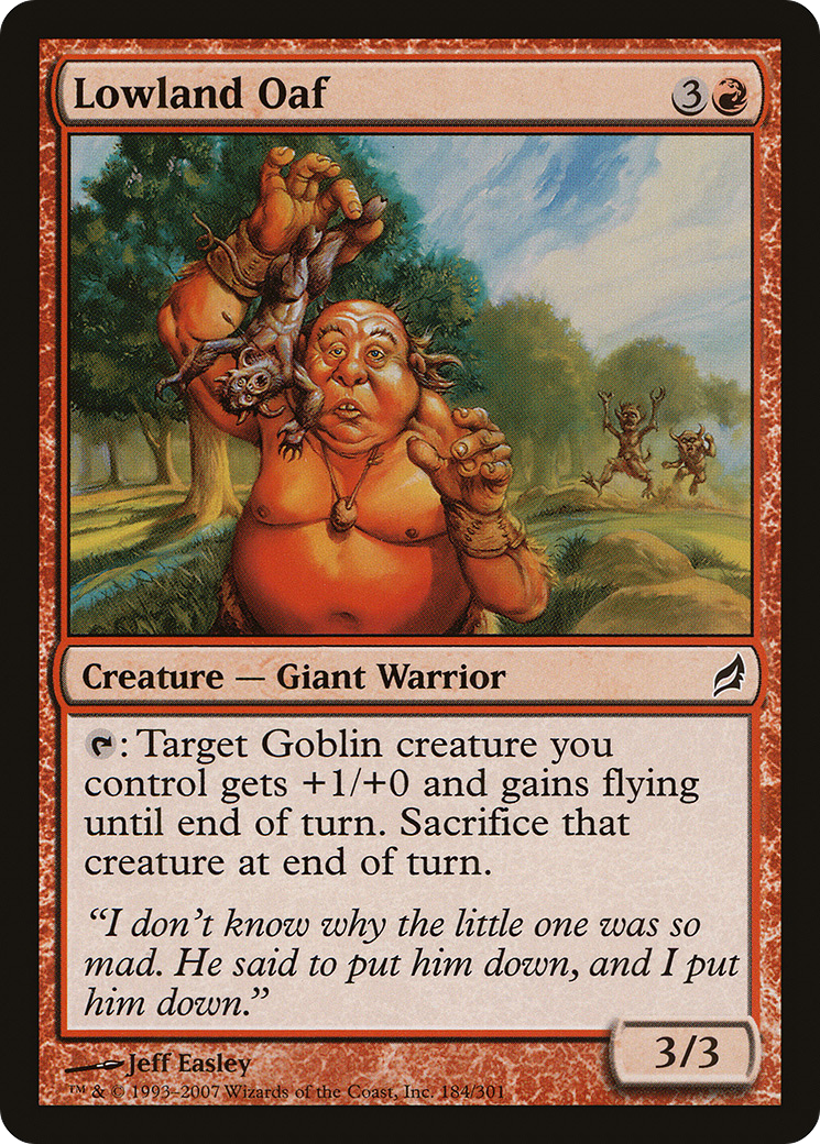 Lowland Oaf [Lorwyn]-1