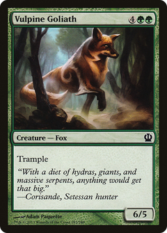 Vulpine Goliath (THS-183) - Theros Foil-1