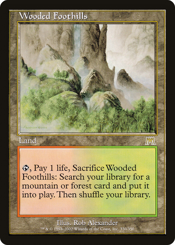 Wooded Foothills (ONS-330) - Onslaught Foil-1