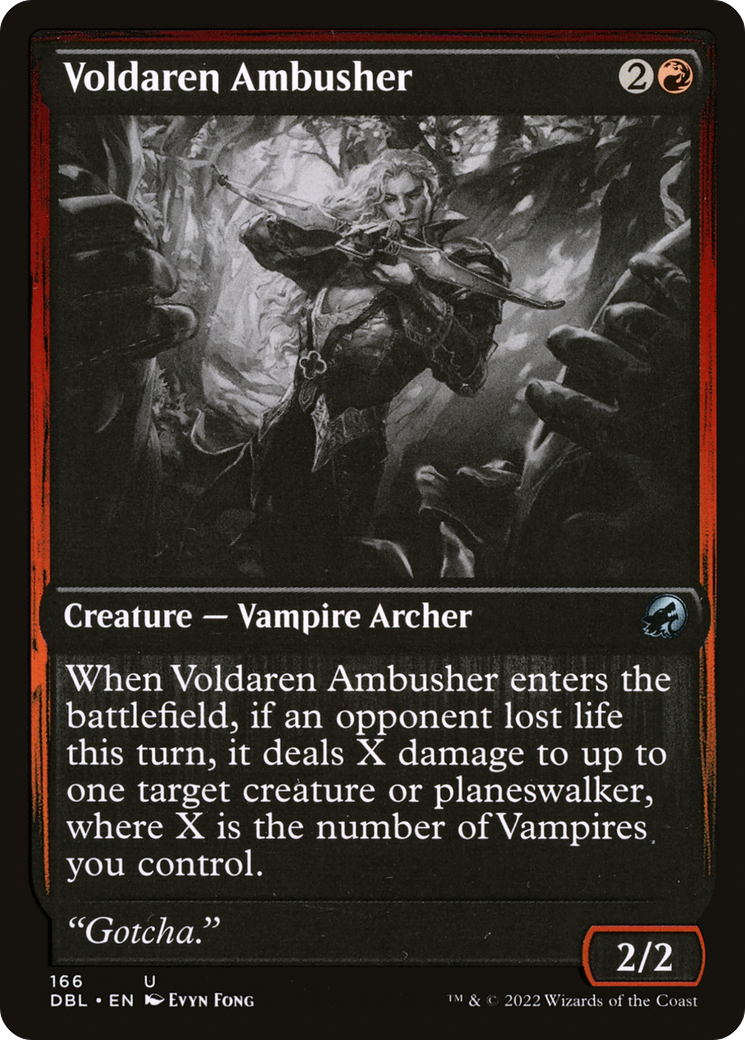 Voldaren Ambusher (DBL-166) - Innistrad: Double Feature-1