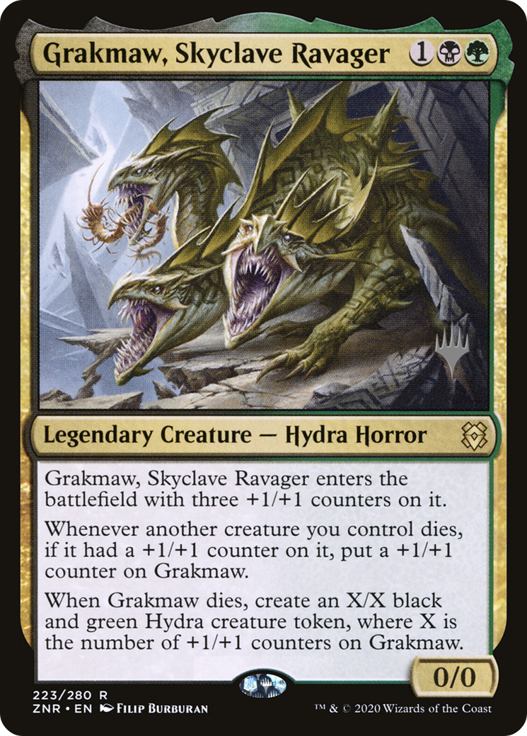 Grakmaw, Skyclave Ravager (Promo Pack) [Zendikar Rising Promos]-1