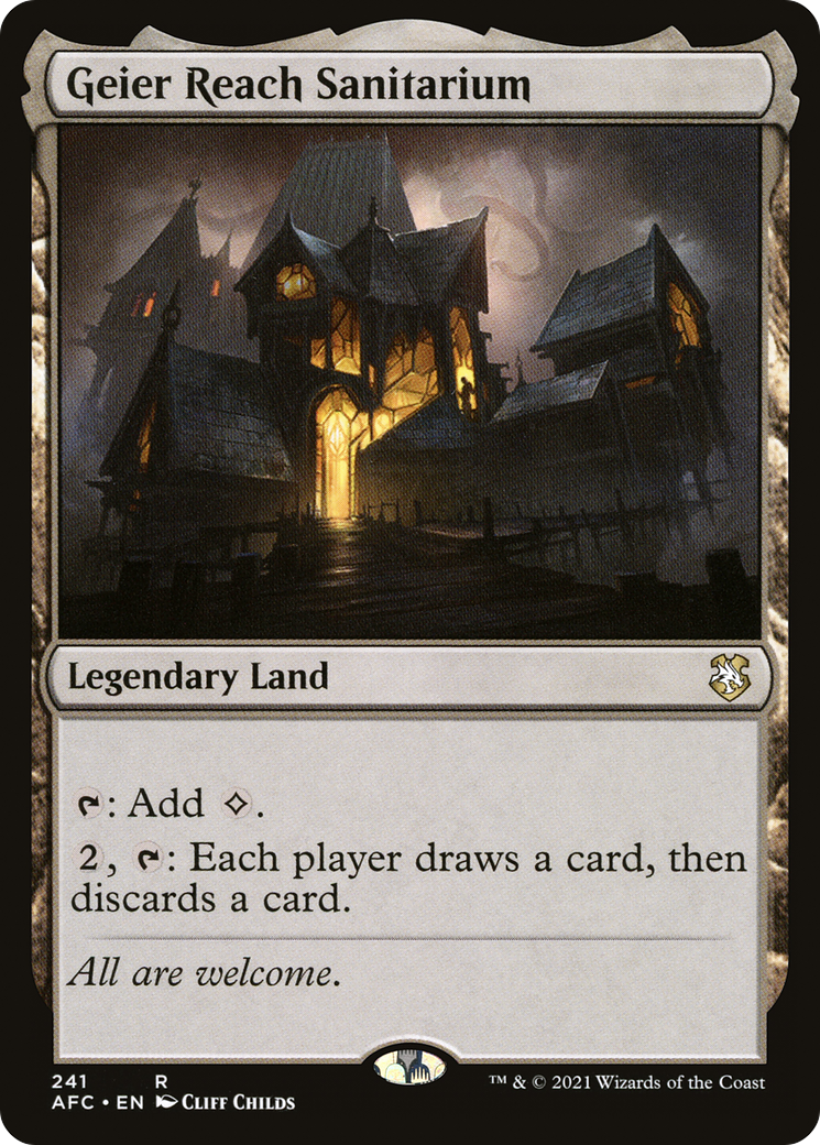 Geier Reach Sanitarium [Dungeons & Dragons: Adventures in the Forgotten Realms Commander]