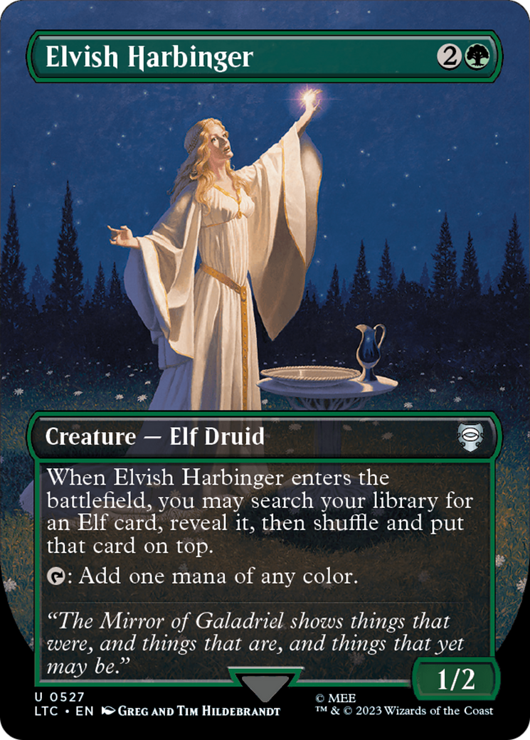 Elvish Harbinger (Borderless) [The Lord of the Rings: Tales of Middle-Earth Commander]-1