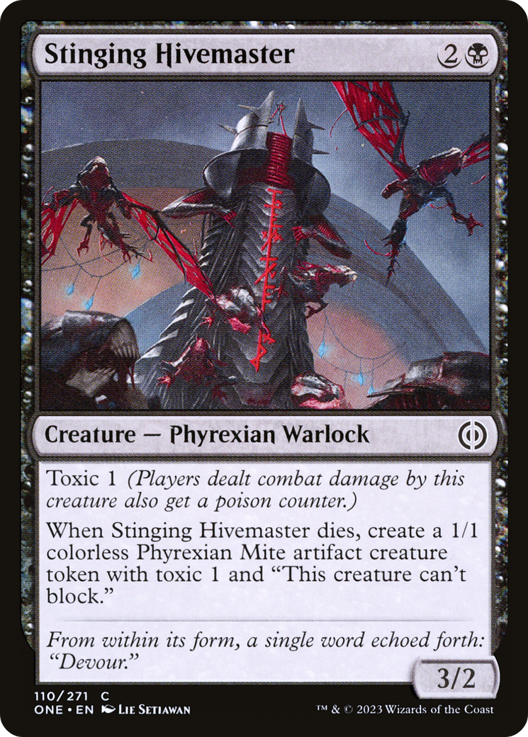 Stinging Hivemaster [Phyrexia: All Will Be One]-1