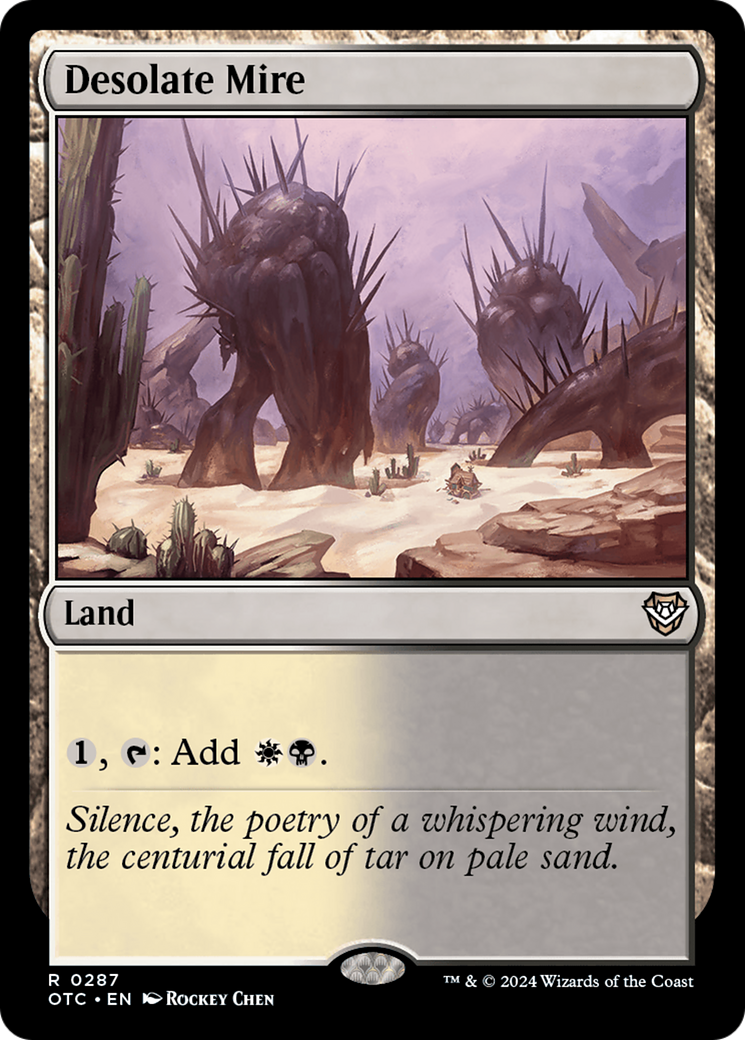 Desolate Mire [Outlaws of Thunder Junction Commander]-1