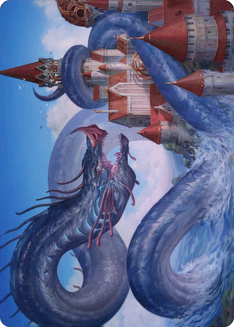 Tolarian Terror // Tolarian Terror (ADMU-018) - Dominaria United Art Series (Borderless)-3