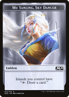 Mu Yanling, Sky Dancer Emblem [Core Set 2020 Tokens]-1