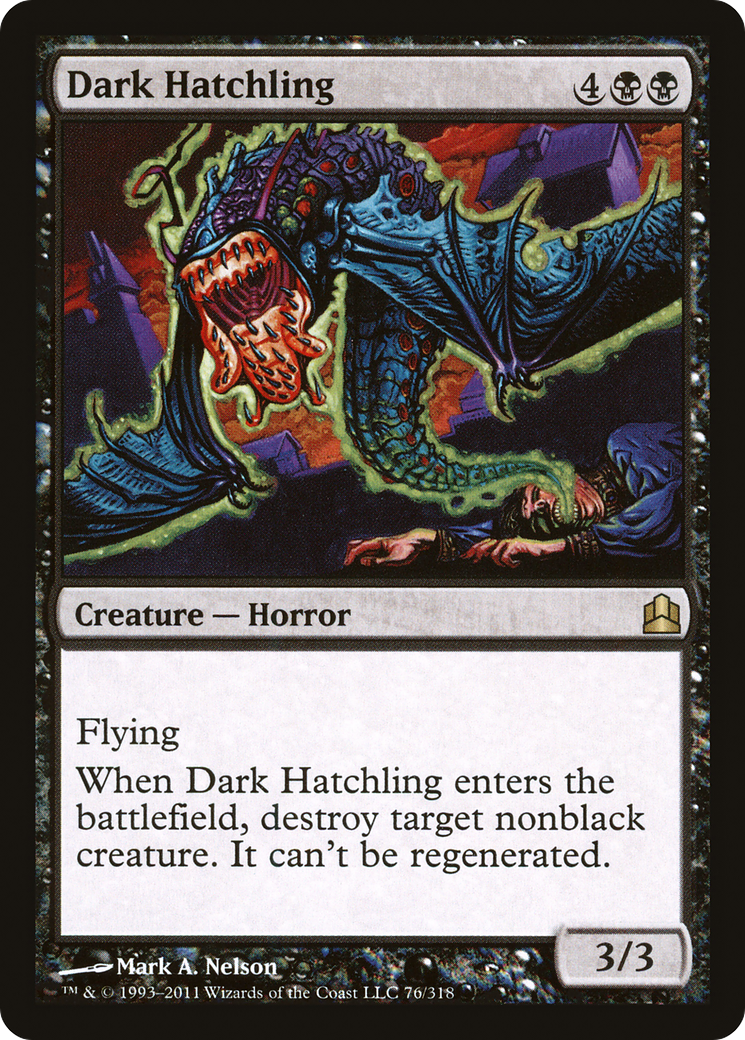 Dark Hatchling [Commander 2011]-1