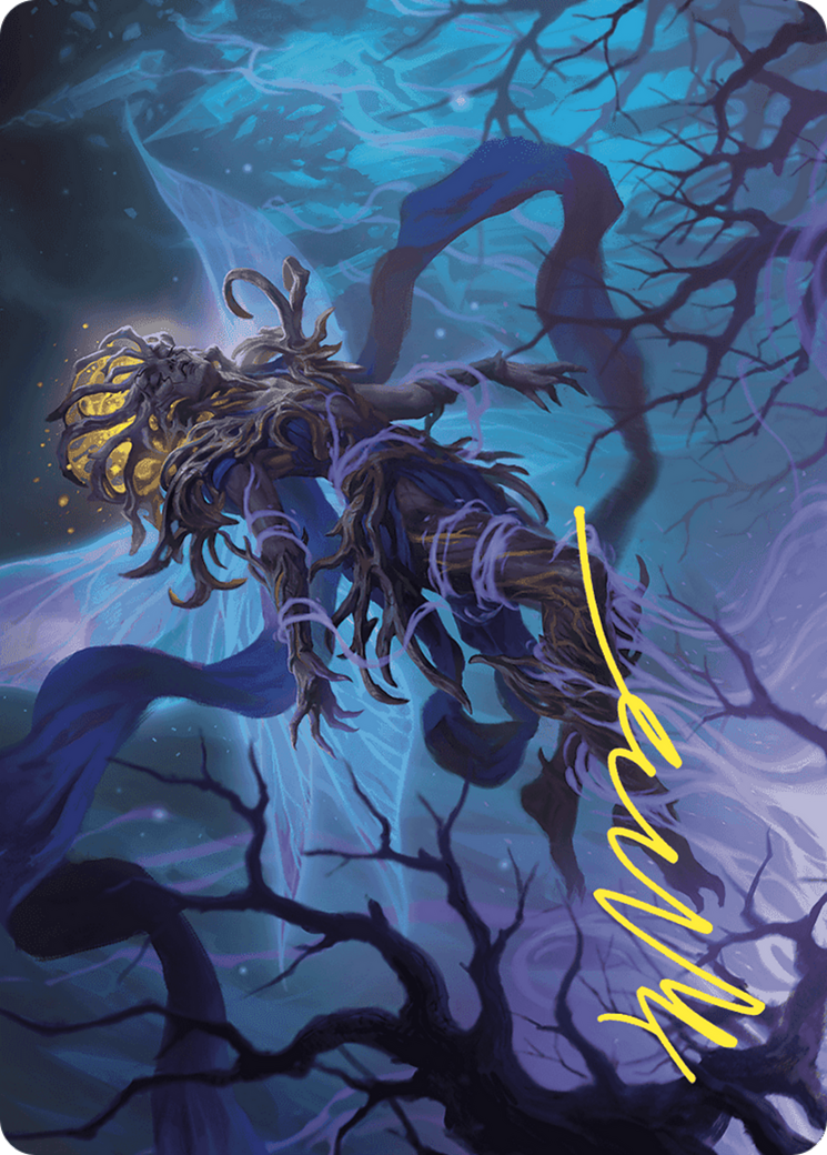 Sleep-Cursed Faerie // Sleep-Cursed Faerie (AWOE-008) - Wilds of Eldraine Art Series (Borderless) Foil-1