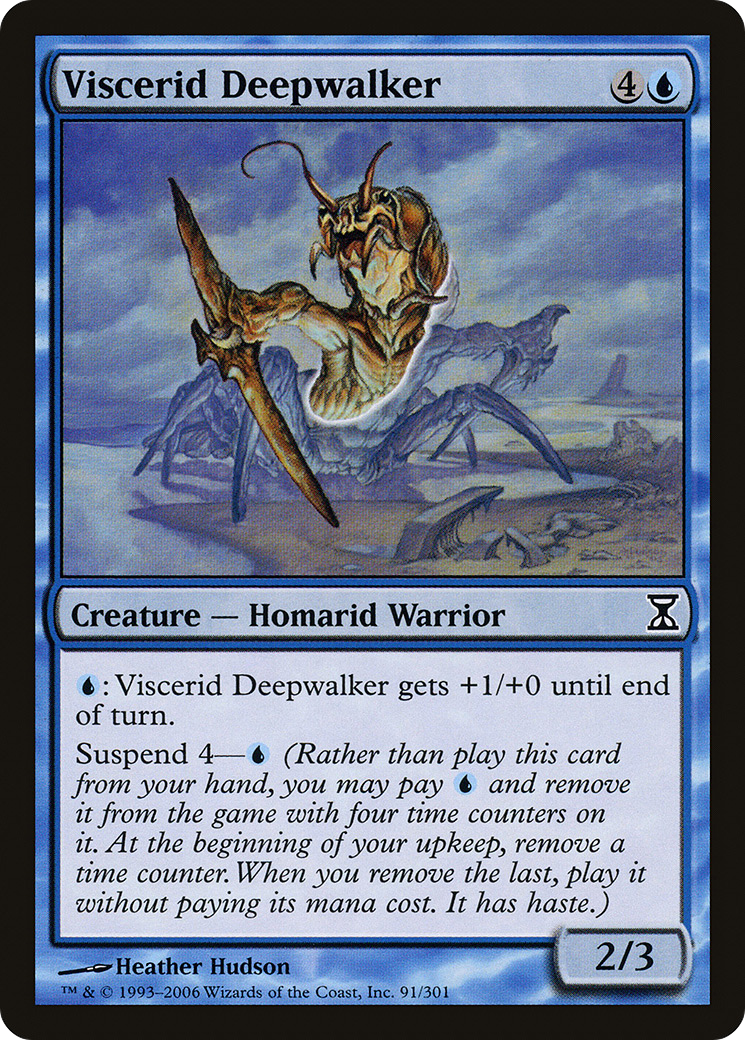 Viscerid Deepwalker (TSP-091) - Time Spiral Foil-1