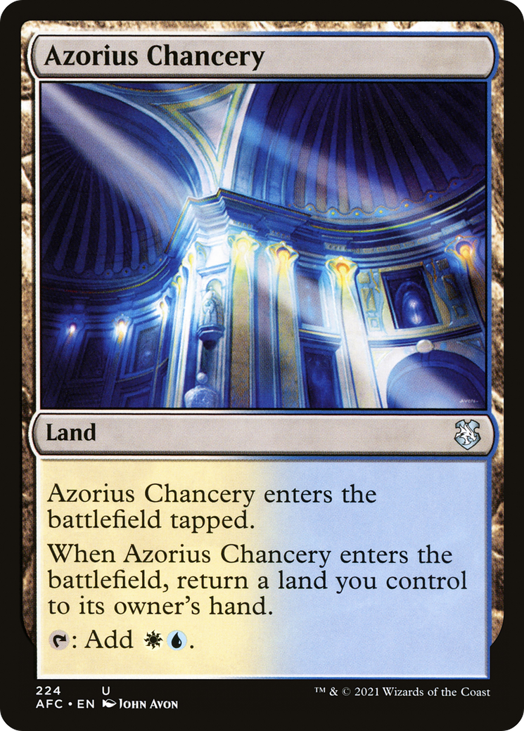 Azorius Chancery [Dungeons & Dragons: Adventures in the Forgotten Realms Commander]-1