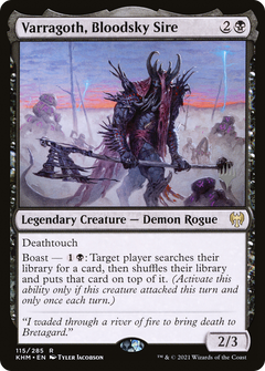 Varragoth, Bloodsky Sire (PPKHM-115) - Kaldheim Promos Foil-1