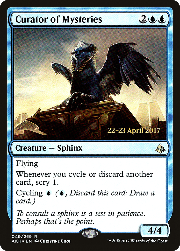 Curator of Mysteries [Amonkhet Prerelease Promos]-1