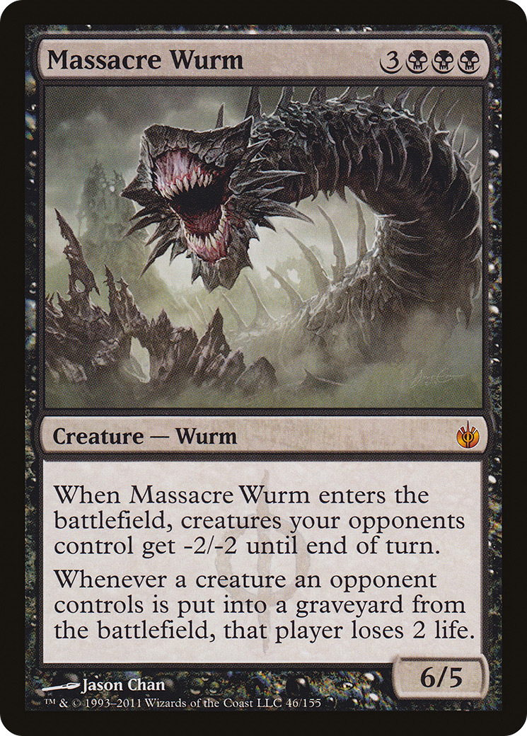 Massacre Wurm [Mirrodin Besieged]-1