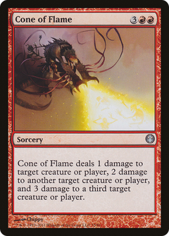 Cone of Flame [Duel Decks: Knights vs. Dragons]-1