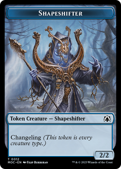 The Monarch // Shapeshifter Double-Sided Token [March of the Machine Commander Tokens]-2