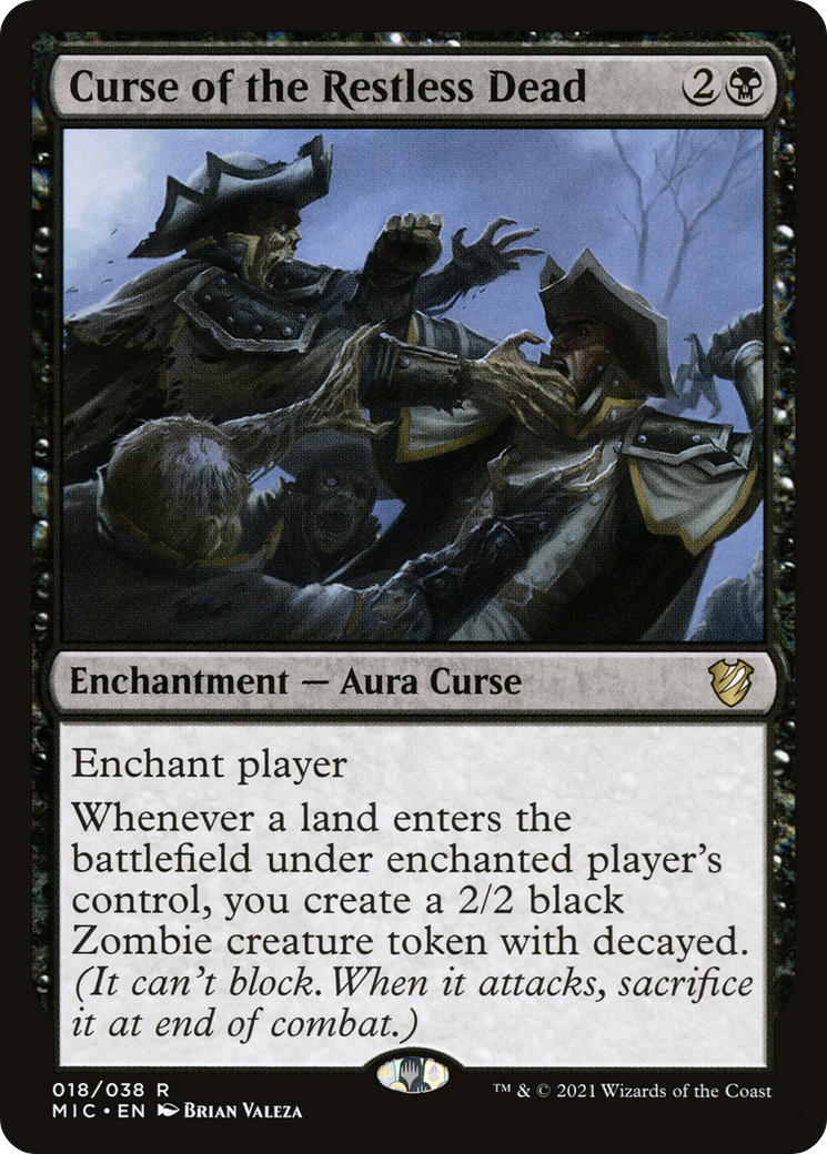 Curse of the Restless Dead [Innistrad: Midnight Hunt Commander]-1
