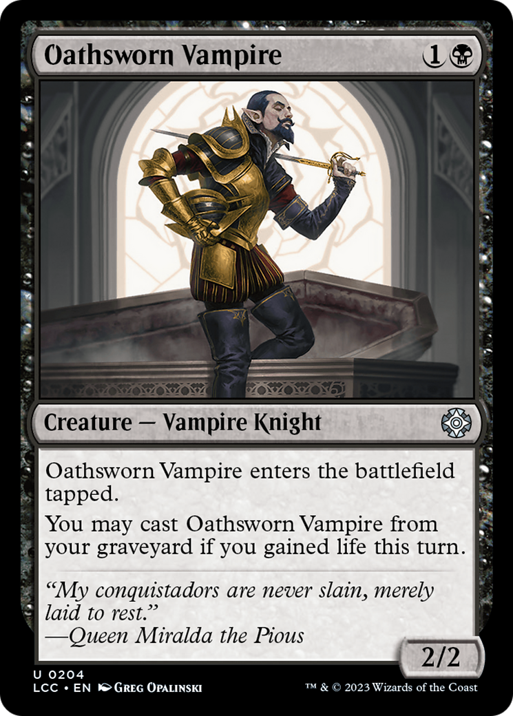 Oathsworn Vampire [The Lost Caverns of Ixalan Commander]-1